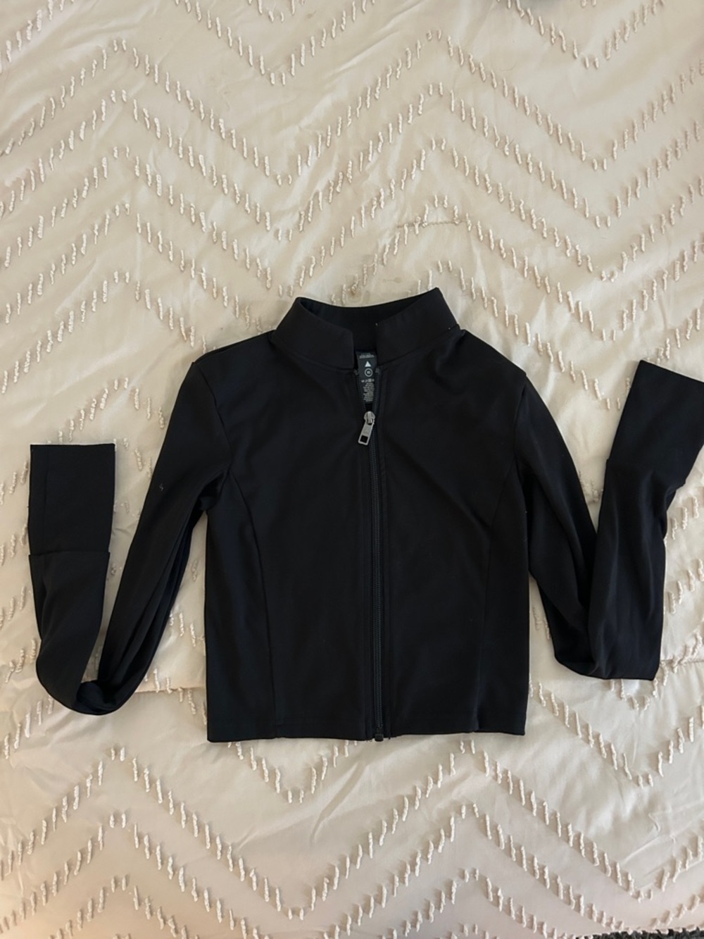 Balance Athletica Black Jacket with Silver Zipper
